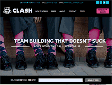 Tablet Screenshot of clashnow.com